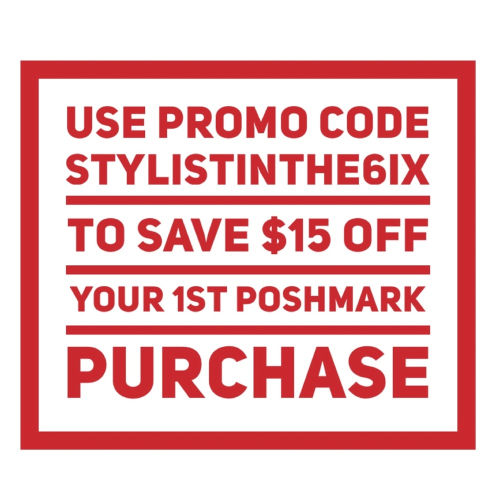 Use Promo Code Stylistinthe6ix and get $15 off your first Poshmark Purchase!
